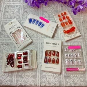 🌷 Set of 6 🌷 Assorted Press On Nails
